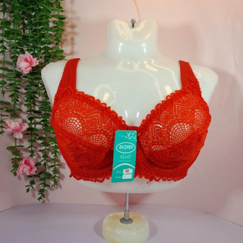 سوتین فنردار گیپوری سایز90 برندآویژه